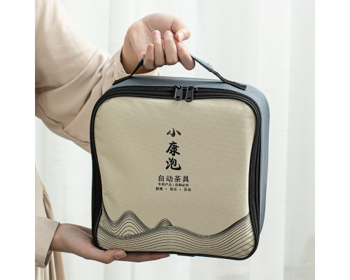 Дорожный набор для чайной церемонии керамический Green Sand