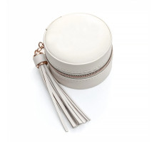 Шкатулка Casegrace SP-01205 для колец и ювелирных изделий портативная компактная 7*7*4,5 см White