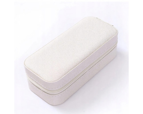 Шкатулка Casegrace SP-01185 для украшений и ювелирных изделий портативная 15*6,5*4,8 см White
