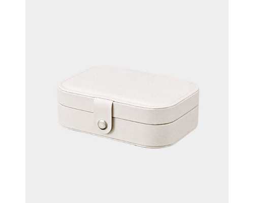 Шкатулка Casegrace SP-01161 для украшений и ювелирных изделий портативная 16*11*5 см White