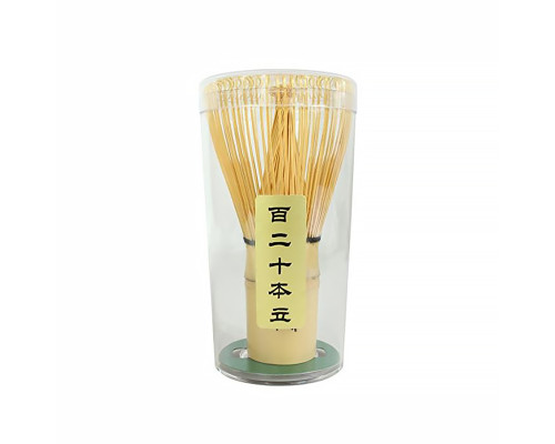 Венчик из белого бамбука AL45231 для приготовления чая матча Часен Чашен 120 ворсинок