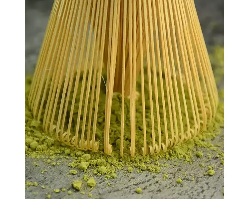 Венчик из белого бамбука AL45231 для приготовления чая матча Часен Чашен 80 ворсинок