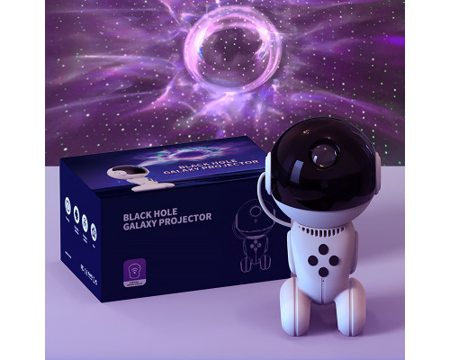 Проектор Black Hole Galaxy Projector с таймером и оборотом на 360° градусов беспроводной
