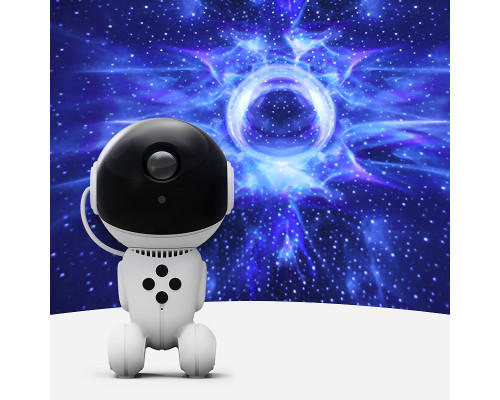 Проектор Black Hole Galaxy Projector с таймером и оборотом на 360° градусов беспроводной