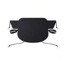 Защитная накидка чехол 12838 Green на лобовое стекло и зеркала от снега и солнца на магнитах 260*114 см