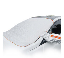 Защитная накидка чехол на лобовое стекло 8228 и зеркала от снега и солнца на 9 магнитах