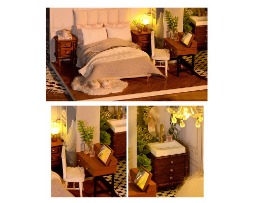 Кукольный дом конструктор DIY Cute Room QT-011-B Lazy Daily