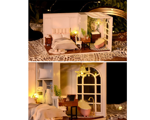 Кукольный дом конструктор DIY Cute Room QT-011-B Lazy Daily