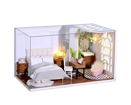 Кукольный дом конструктор DIY Cute Room QT-011-B Lazy Daily