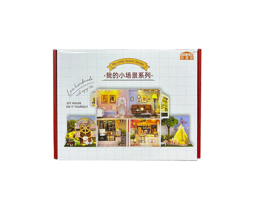 Кукольный дом конструктор DIY Cute Room H-023 Магазин мороженого Счастье