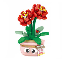 3D конструктор набор строительных блоков LOZ 8841 амарилис 430 деталей пластиковый