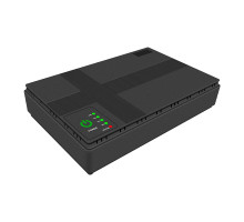 ИБП Andes DC1018P для WI-Fi роутера 5V 9V 12V 10400mAh с защитой от короткого замыкания Black