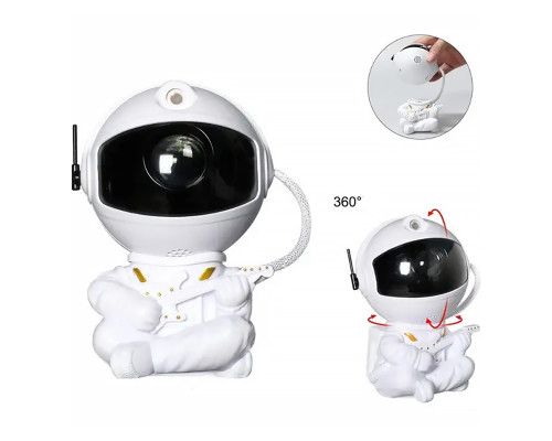 Проектор ночник Астронавт с гитарой HR-F2 звездное небо 7 режимов ДУ White