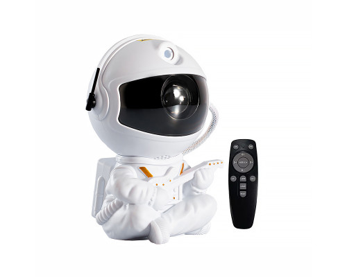Проектор ночник Астронавт с гитарой HR-F2 звездное небо 7 режимов ДУ White