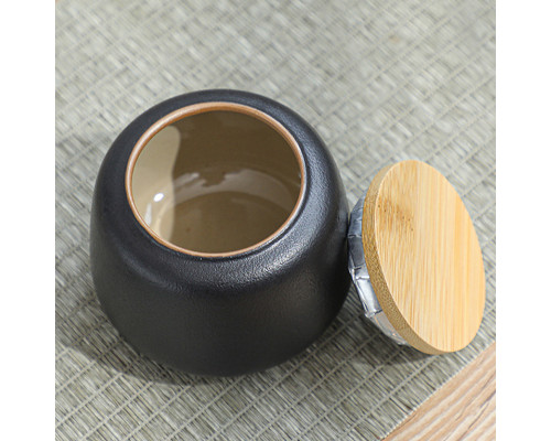 Дорожный набор 45521 для чайной церемонии из 7 предметов керамический Black