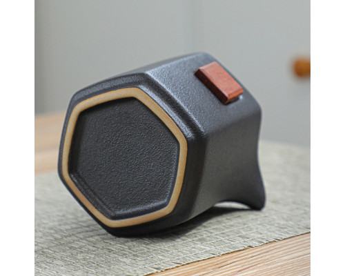 Дорожный набор 45521 для чайной церемонии из 7 предметов керамический Black