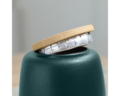 Дорожный набор 45521 для чайной церемонии из 7 предметов керамический Dark Green