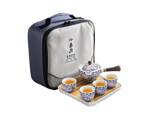 Дорожный набор для чайной церемонии керамический Lotos