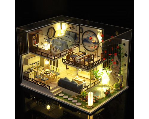 Кукольный дом конструктор DIY House M029-B Bamboo Rhime сборный румбокс