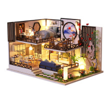 Кукольный дом конструктор DIY House M029-B Bamboo Rhime сборный румбокс