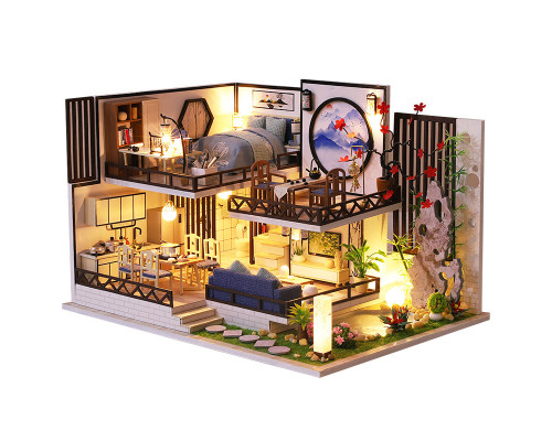 Кукольный дом конструктор DIY House M029-B Bamboo Rhime сборный румбокс