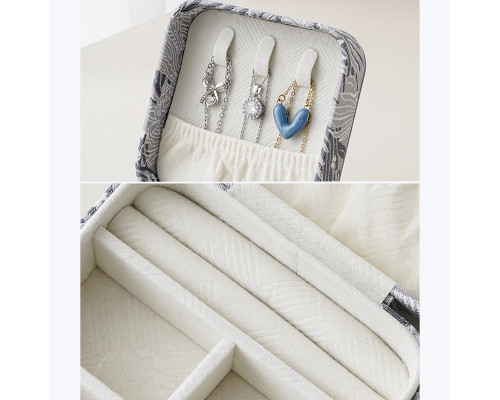 Шкатулка Casegrace SP-01328 для украшений и ювелирных изделий портативная с замком 10*10*5 см Blue