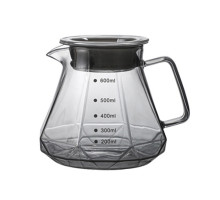 Сервер Choxila 11730 графин для приготовления кофе заварник для пуровера стеклянный 600 мл