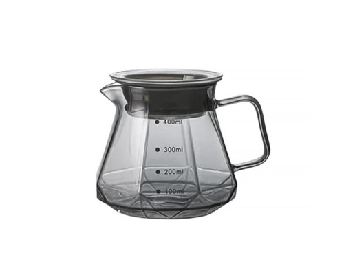 Сервер Choxila 11730 графин для приготовления кофе заварник для пуровера стеклянный 400 мл