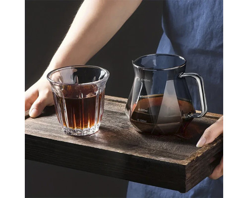 Сервер Choxila 11730 графин для приготовления кофе заварник для пуровера стеклянный 400 мл