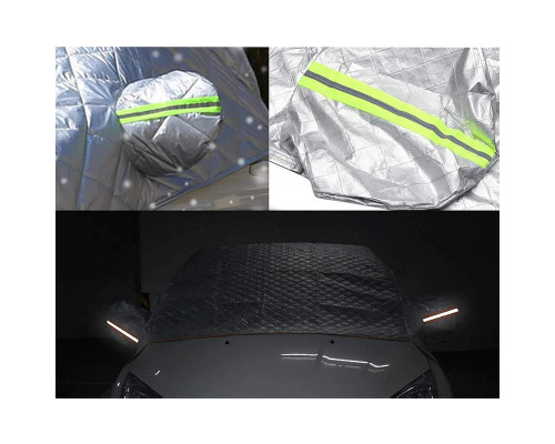 Защитная накидка чехол на лобовое стекло и крышу DF-ORLXD-01 защита окон зеркал от снега и солнца