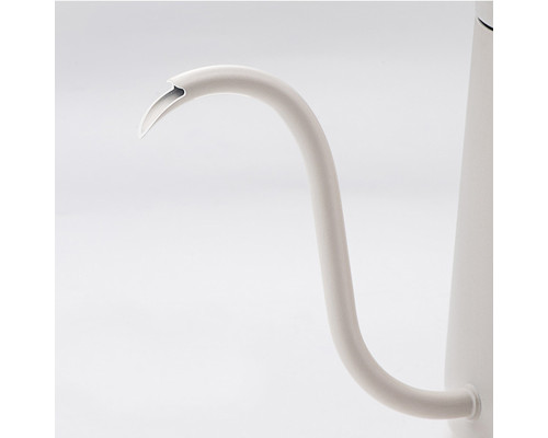 Чайник для заваривания кофе Choxila 11625 600 мл с длинным носиком и крышкой нержавеющая сталь White