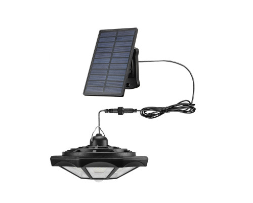 Кемпинговый фонарь X-Balog BL-ZB168A подвесной с солнечной батареей пультом управления водонепроницаемый пластиковый