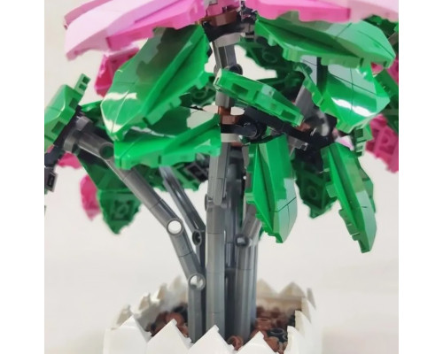 3D конструктор набор строительных блоков JIE-STAR 92363 Lily Azalea 698 деталей пластиковый