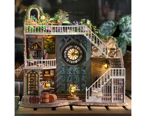 3D конструктор румбокс Cute Room LV-003-B Magic House Домик волшебника в стиле Гарри Поттера DIY