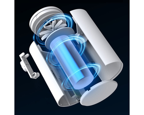 Аккумуляторный воздушный насос для матрасов WQ-022 портативный электронасос на аккумуляторе 5200 мАч Black