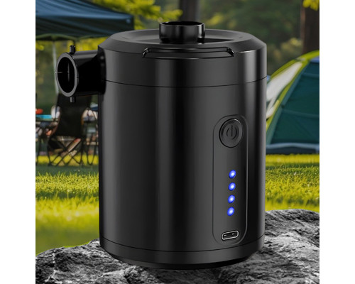 Аккумуляторный воздушный насос для матрасов WQ-023 портативный электронасос на аккумуляторе 5200 мАч