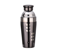 Шейкер для коктейлей FS7263 из нержавеющей стали 600 мл с рецептами Black
