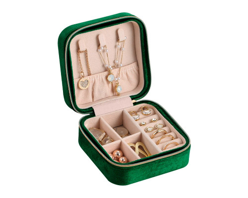 Шкатулка для хранения украшений Casegrace SP-01247 органайзер для ювелирных изделий Green