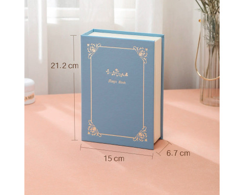 Шкатулка книга Casegrace SP-01115 органайзер для хранения ювелирных изделий Blue
