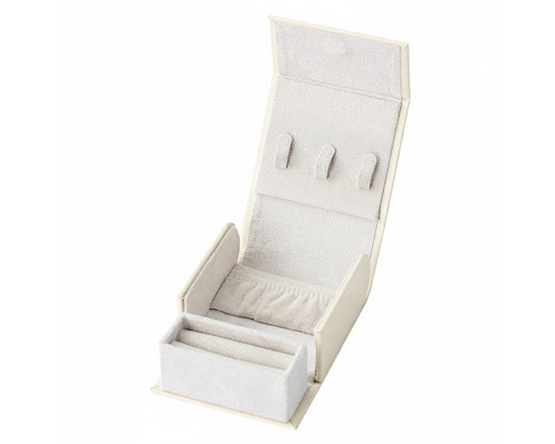 Дорожный органайзер Casegrace SP-01344 шкатулка для украшений и ювелирных изделий для путешествий White