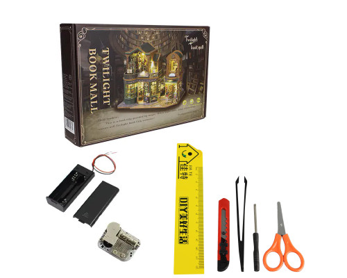 Румбокс магический дом конструктор DIY House ES017-A Twilight Book Cityt сборный румбокс