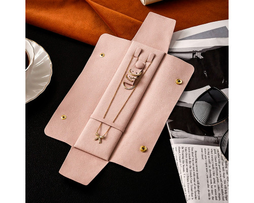 Дорожный футляр Casegrace SP-01345 органайзер для украшений и ювелирных изделий для путешествий Light Pink