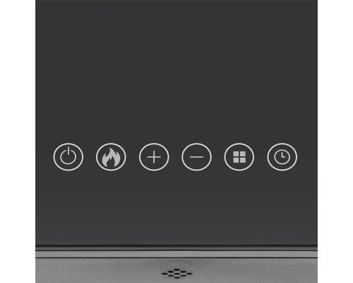 Тепловентилятор керамический Flame YND-BL-02 с пультом имитация камина обогреватель электрический