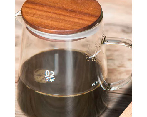 Сервер Ecocoffeetools S900 графин для приготовления кофе заварник для пуровера стеклянный 500 мл