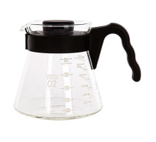 Сервер Ecocoffeetools S600 600 мл графин для приготовления кофе заварник для пуровера стеклянный Black