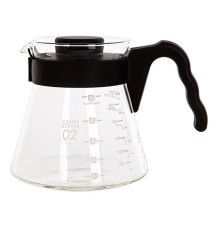 Сервер Ecocoffeetools S600 600 мл графин для приготовления кофе заварник для пуровера стеклянный Black