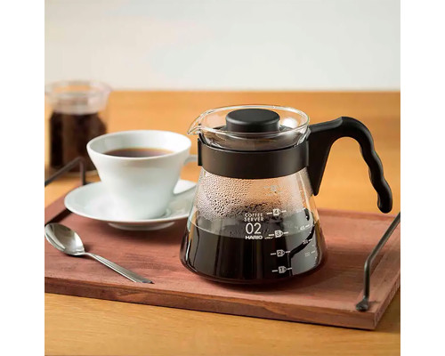 Сервер Ecocoffeetools S600 600 мл графин для приготовления кофе заварник для пуровера стеклянный Black