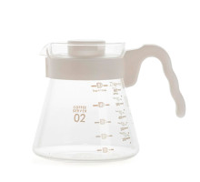Сервер Ecocoffeetools S600 600 мл графин для приготовления кофе заварник для пуровера стеклянный White