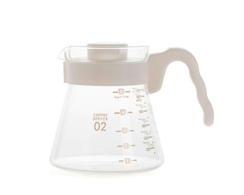 Сервер Ecocoffeetools S600 600 мл графин для приготовления кофе заварник для пуровера стеклянный White