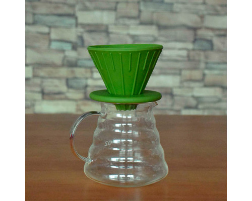 Пуровер Ecocoffeetools GV40 для заваривания кофе Green